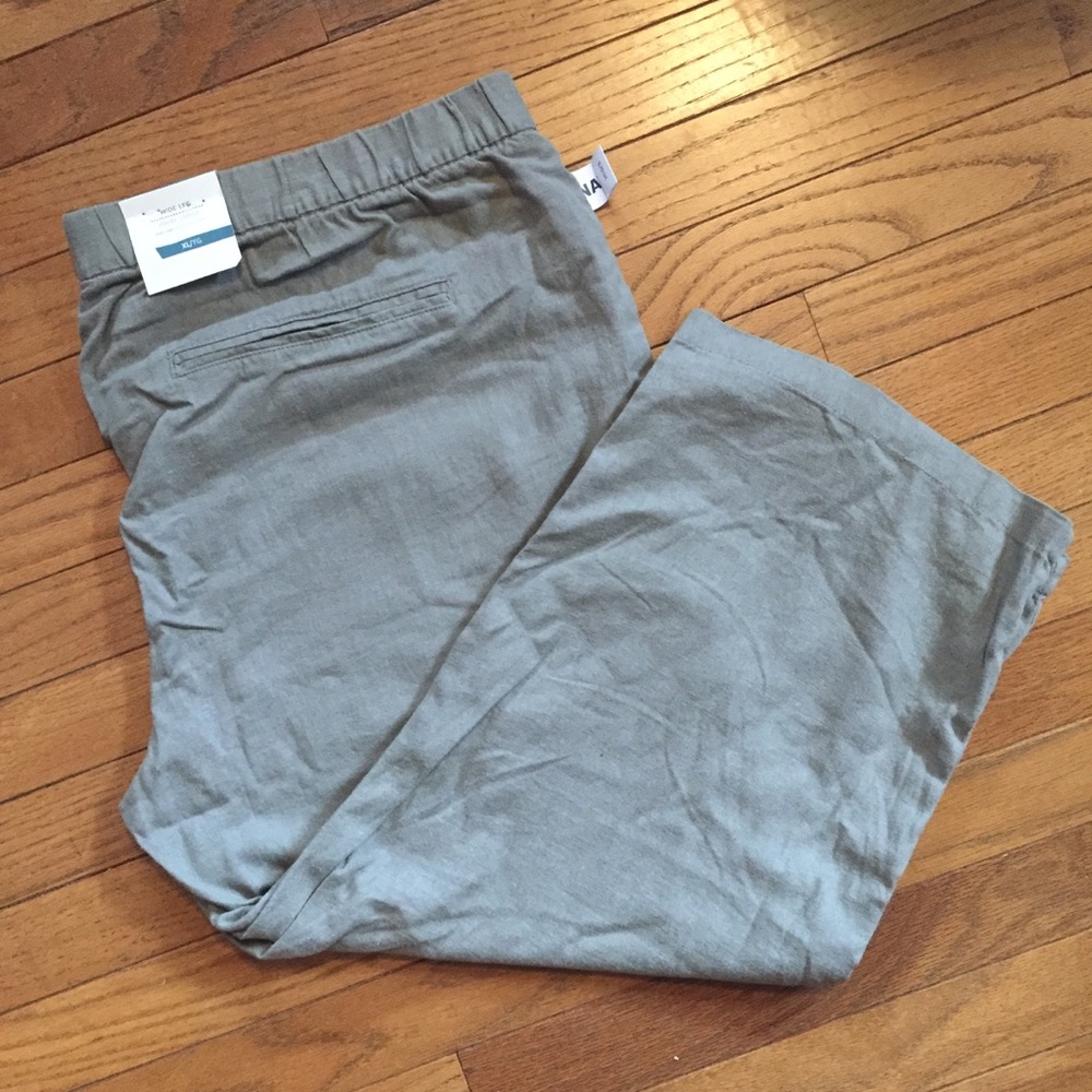 Old Navy Cropped Linen Pants